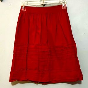 Maeve XS red skirt from Anthropologie